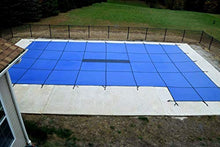 WaterWarden Premium Pool Safety Cover for 20’ x 40’ In-Ground Pool with Right Step, 20-Year Warranty, Superior Strength and Durability, UL Classified to ASTM F1346, Hardware Included, Solid Blue