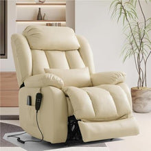 HTERWQEA Dual Motor Power Lift Recliner with Heat and Massage for Elderly