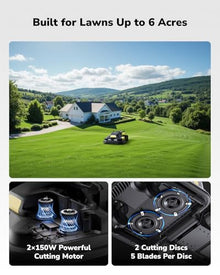 YARBO Robot Lawn Mower, Wire-Free with Modular Design, for Large Yard