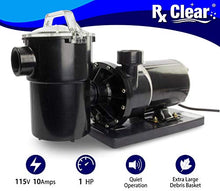 Rx Clear Patriot 24-Inch Sand Filter with 250 Lb Sand Capacity for Above Ground Swimming Pools | 2 HP Niagara Pool Pump Clear