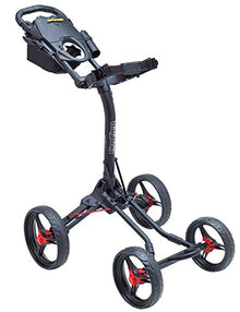 Bag Boy Quad XL Golf Cart Matte Black/Red