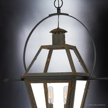 Urban Ambiance Luxury Historic Outdoor Pendant Light Bronze 23.5"H x 21.25"W