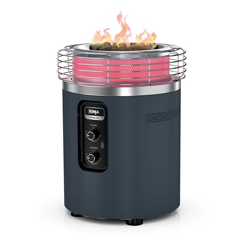 Ninja Fireside360 Fire Pit/Heater, 80,000 BTU, 3 Modes, Cyberspace