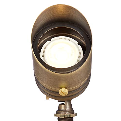 VOLT 20-Pack 12V Fat Boy Solid Brass Outdoor Spotlights Bronze