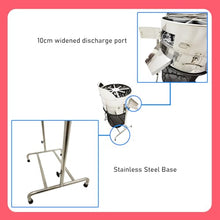IntXanth Electric Vertical Stainless Steel Net Bag Grass Trimmer & Cutter Bud Trimmer 19" Leaf Trimming Machine Speed 60W 100-240V