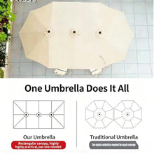 AY8ADYUI Outdoor Market Table Patio Umbrella,Outdoor Sunshade Umbrella,with Base,Simple Deluxe,Wind Resistant,for Garden, Deck, Backyard, Pool, Turquoise(Dark green)