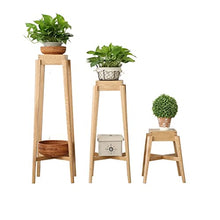 YYBOES Plant Pedestal Stand Wooden Vase Base Indoor Flower Pot Stand Flower Pot Display Stand Living Room Teapot Plant Display Stand High Plant Stand Pedestal Stands for Display
