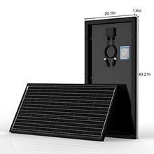 Monocrystalline Solar Panels Kit with LCD Charge Controller/Mounting Brackets/Y Connectors/Solar Cables/Cable Entry housing (800W MPPT60A Kit), 8x100W (Pack of 1)