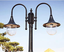 Post Lights Outdoor 230cm 90.55in Outdoor Lamp Post Light Garden Pillar Post Light Aluminum Exterior Path Pillar Lamp Bollard Path Lamp Mains Powered Street Light IP65 Post Light Pillar Lamp