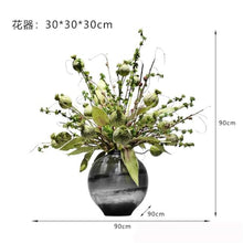 DUYHBAWRS Living Room Dining Table Decoration Porch Bonsai Simulation Floral and Green Plant Decoration