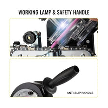 MXJCKSOQ Saw Chain Grinder 3000RPM Electric Aluminum Bench Chainsaw Sharpener Portable Adjustable Angle Tool Polisher for Beginners DIY