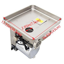 LGXEnzhuo Desktop Meat Grinder Cutting Machine Gray