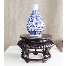 Heavy-Duty Potted Plant Standing Supports Wooden Vase Base Solid Wood Round Display Stands Indoor Living Room Bonsai Potted Fish Tank Base Ornaments Decoration Plant Container Base (Size : 7.28in) ( )