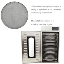 HQHAOTWU 20 Layers Rotary Food Dehydrator Machine Stainless Steel Commercial Dryer