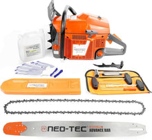NEO-TEC NH8120 Chainsaw Gas 120cc Gas Powered Chainsaw with 36 Inch Bar, 8.4hp 6.2kw Big Large 2-cycle Motosierra De Gasolina for Extreme Logging Cutting, All Parts Fit for Husqvarna 3120 Xp