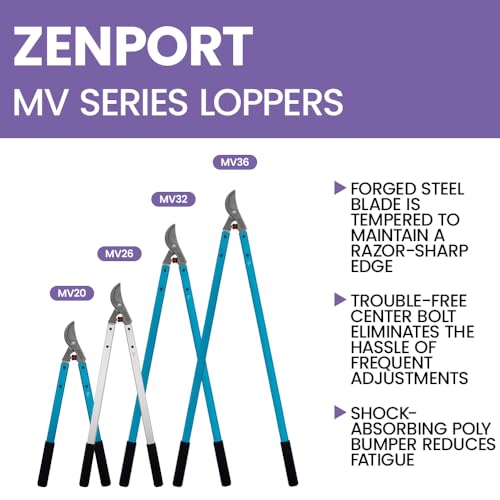 Zenport MV36 Professional Tree Lopper 2-Inch Cut Blue