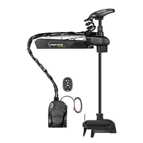 Minn Kota Ultrex Quest 90/115 lb. Thrust Trolling Motor 45" Shaft with MEGA Side Imaging, Micro Remote Black