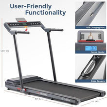 Sunny Health & Fitness Pegasus Smart Treadmill Gray
