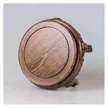 LUYOUBOZHU Vase Stand Chinese Style Carving Wood Pedestal with Foot for Bonsai Vase Tea Sets(Large)