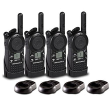 Motorola Solutions 4 Pack CLS1110 UHF 1W 1-Channel 2-Way Radio Black