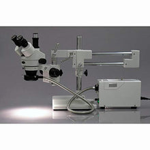 AmScope Digital Trinocular Stereo Zoom Microscope White