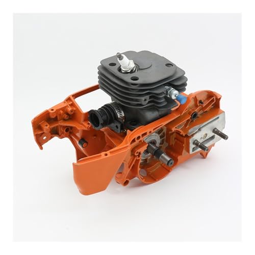 CxPAzVK 48MM 50MM 52MM Engine Housing Crankcase Cylinder Piston Crankshaft Kit Fit for H-us-qvar-n 372 365 Round Chainsaw Spare Parts(HUS372 50MM)