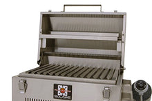 Solaire SOL-IR17BWR Portable Infrared Propane Gas Grill with Warming Rack, Stainless Steel, with Carrying Bag