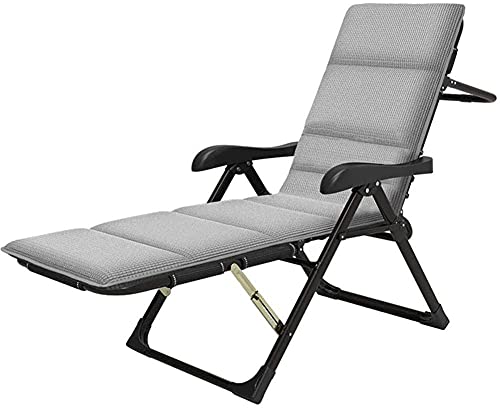 Extra Wide Reclining Garden Loungers and Recliners in Warehouse | Heavy Duty Metal Sun Loungers Recliners for Adults | Folding Portable Deck Chair