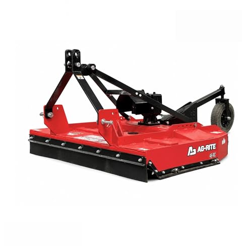 Ag-Rite 48 Inch Brush Hog Tractor Rotary Cutter - No PTO, Fits 22-50 HP