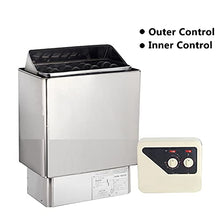 JYXYXSCP Home Sauna,3.6kw Sauna Oven 220v Spa Saunaset Stainless Steel Drying Steam Bath Sauna Stove Stove with External Control Temperature 32-210 ℉