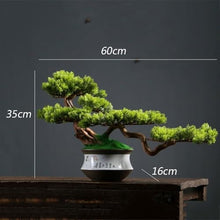 YXIANG56Q Fake Plants Artificial Bonsai Simulation Tree High-end Light Luxury Greenery Entrance Decoration Simulation Tree Bonsai Ornaments Bonsai Tree