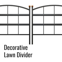 Panacea 81433 Modern Farmhouse Garden Edge Pieces, Black, 16" H, Pack of 12