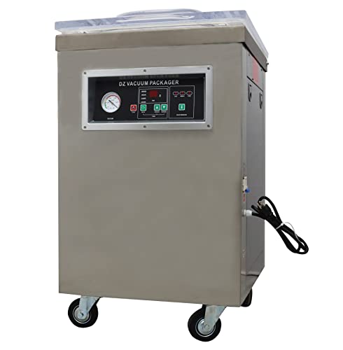TECHTONGDA Vacuum Sealer Packaging Machine Stainless Steel Grey