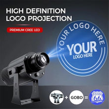 FinOti 90w,Custom GOBO Projector Light Custom Logo Lights Outdoor LED Rotating Customize Logo Spotlight Personalized Wall Outdoor Waterproof IP67 Image for Commercial Shop Entrance Floor