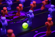 Warrior Table Soccer Professional Black Light Foosball Table Blue, Red