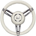 Uflex Steering Wheel White Leather