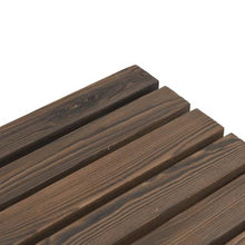 FDSAQOPT 2 Piece Patio Lounge Set Solid Wood Fir