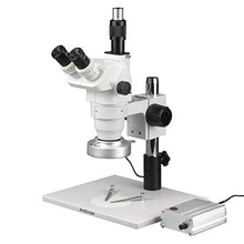 AmScope Professional Trinocular Stereo Zoom Microscope Chrome