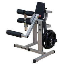 Body-Solid Adjustable Leg Extension and Curl Machine Silver