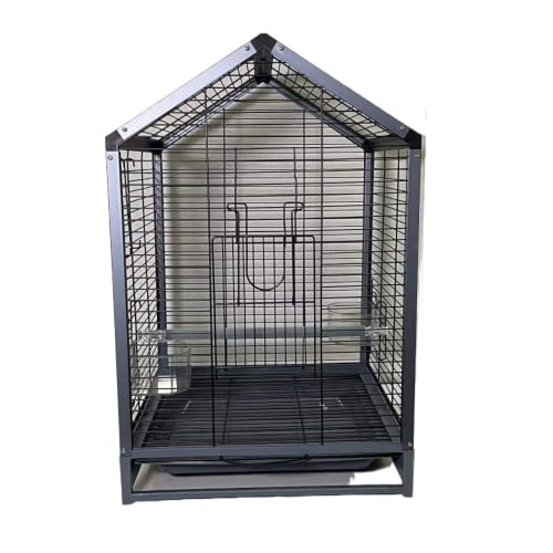 Aluminum Alloy Bird Cage, Metal Villa Cage for Small Medium Birds Home Use