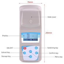 Wsexyy Digital Chlorine & PH Tester, 0-5.00mg/L Residual Chlorine Detector, 10 Data Storage, with Suitcase, for Swimming Pool, Spa Center