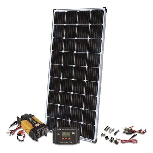 Nature Power 120W Folding Solar Panel Complete Kit