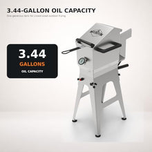 Hike Crew Propane Deep Fryer, 57,000 BTU, 3.44-Gal, Single Basket, Steel