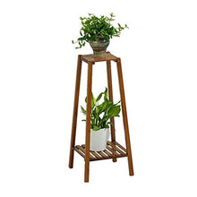 MIIKHI Flower Stand Natural Bamboo Multi-Layer Flower Stand Brown Potted Plant Display Stand Suitable for Indoor Terrace Garden Plant Display Stand (Size : 1