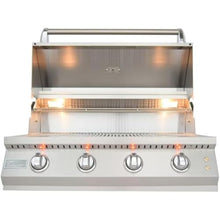 KoKoMo Grills 4 Burner Elite Built-In Gas Grill | 60,000 BTUs Stainless Steel BBQ Grill | Natural Gas Grill for Outdoor Kitchen Grilling, Barbecue, Garden, Patio, & Backyard | 32-Inch