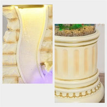 GLigeT Outdoor Water Fountain Garden Aquarium, Living Room Circulation Water Waterfall Fountain, Creative Home Large Floor Decoration Landscape Outdoor Fountain (Size : L)