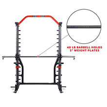 Sunny Health & Fitness Premium Squat Smith Machine Black