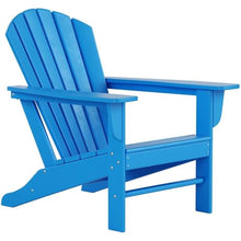 Costaelm Portside Classic Outdoor Adirondack Chairs Set of 8 Pacific Blue