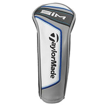 TaylorMade SIM MAX Hybrid #4 22 Degree Loft Right Hand Stiff Flex Titanium Black Blue