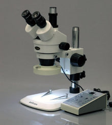 AmScope Digital Trinocular Stereo Zoom Microscope 3.5X-90X White